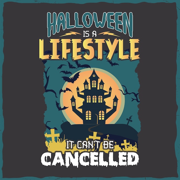 Happy Halloween scary party pumpkin illustration elements quote retro vintage t-shirt SVG design