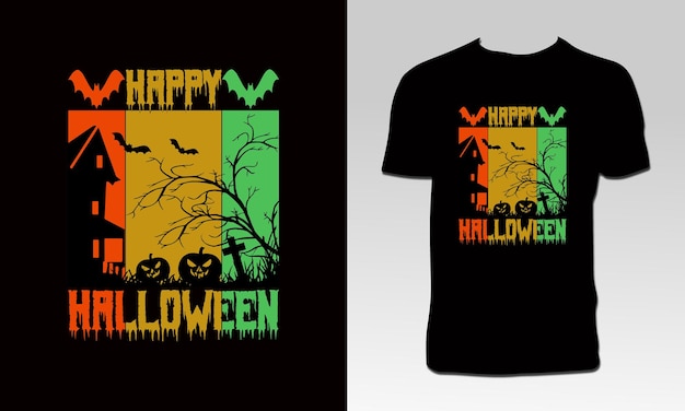 Happy Halloween T Shirt Design