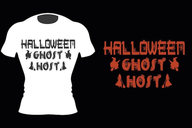 Happy Halloween Typography TShirt Design