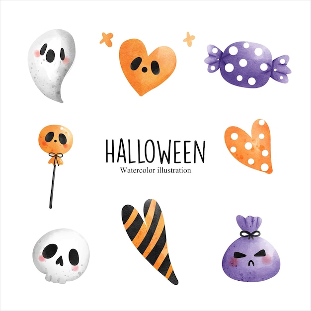 Happy halloween vector illustration