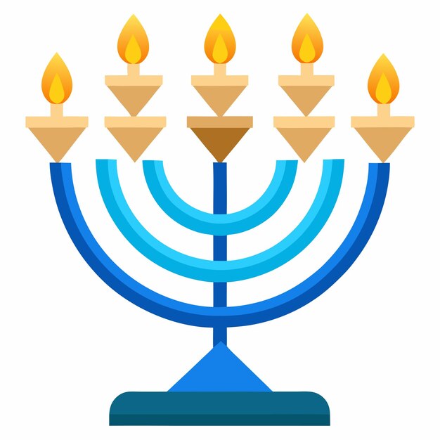 Vector happy hanukkah design vector illustration