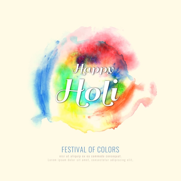 Happy Holi festival background