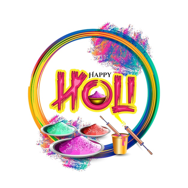 Vector happy holi6 28012023