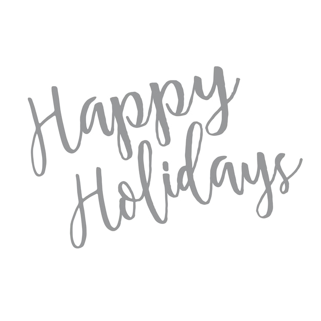 Happy Holidays Clip art Word Quote Writting