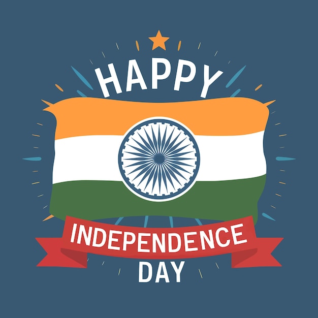 happy independence day india vector illustration