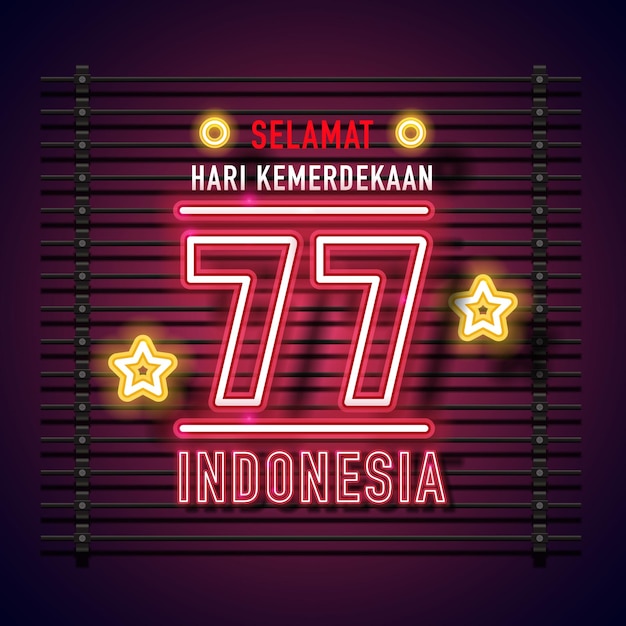 Happy independence day Indonesia