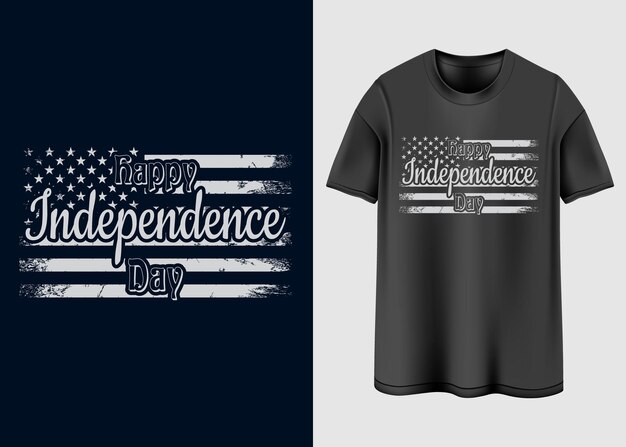 Vector happy independence day t-shirt design