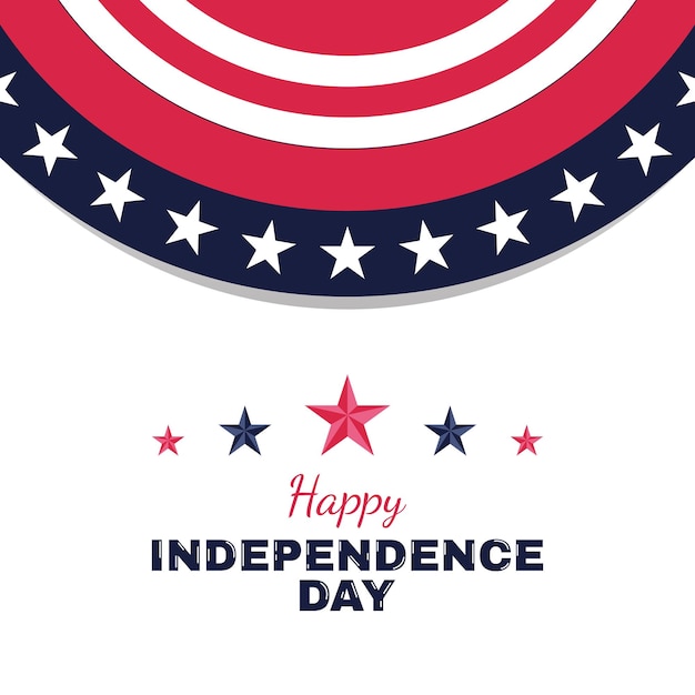 Happy Independence Day of the united states background