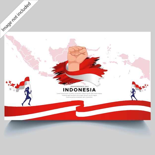 Happy Indonesia Independence Day Banner vector