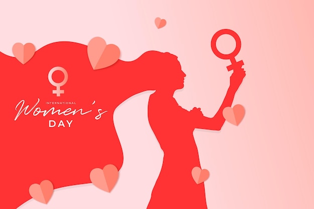 happy international women's day template design