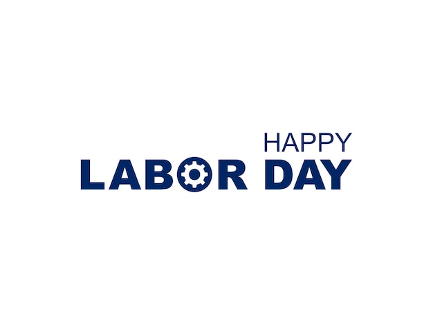 Happy Labor Day Sign for Icon Symbol