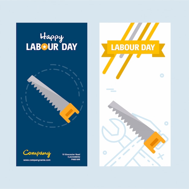 Happy Labour day design 