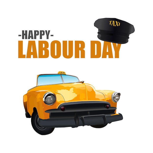 Happy Labour Day Illustration vector based