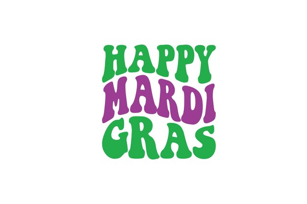 Vector happy mardi gras t-shirt