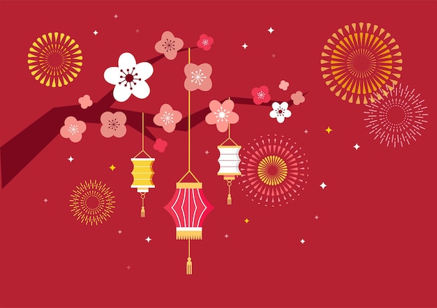 Happy mid autumn festival  illsutration