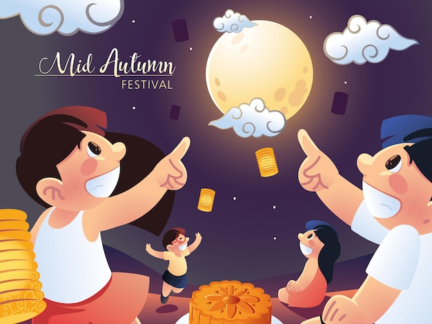 Happy mid autumn festival