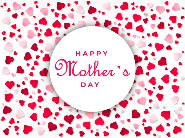 Happy mother's day greeting card design banner design