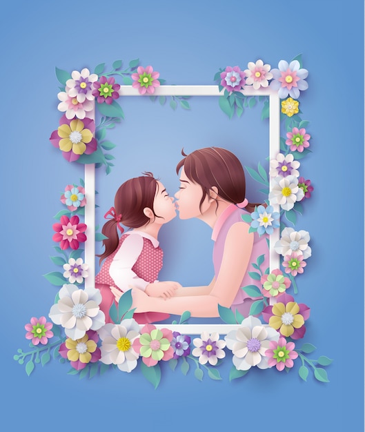 Happy Mother's day illustration