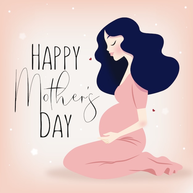 Happy Mother´s Day Pregnant Lady