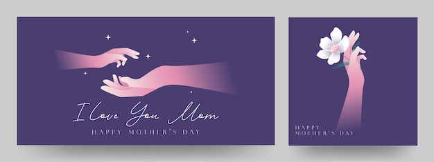 Happy mothers day background or social media post vector design