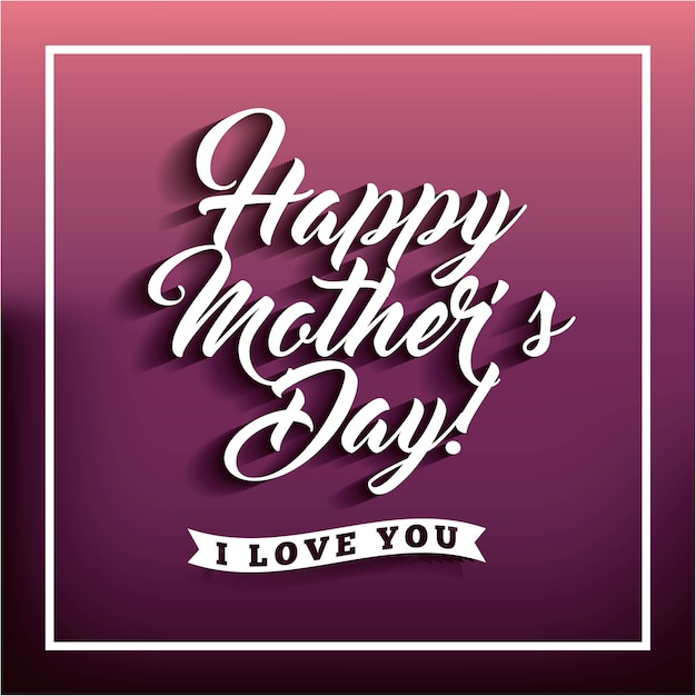 happy mothers day design