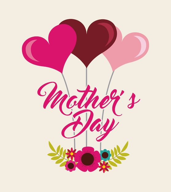 happy mothers day design