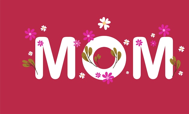 Happy mothers day illustration vector banner background for mothers day event