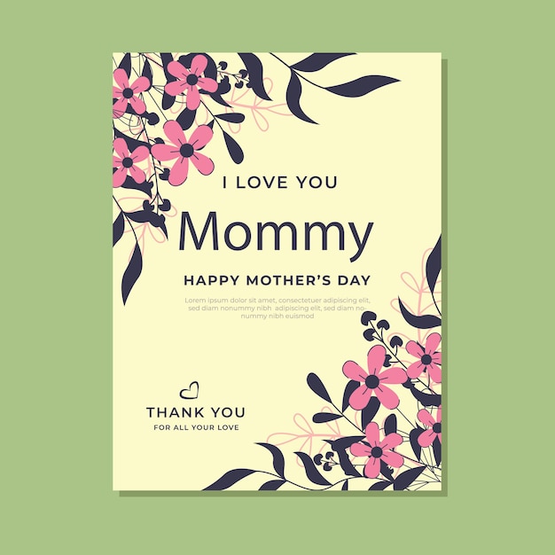 Vector happy mothers day lettering handmade calligraphy vector illustration