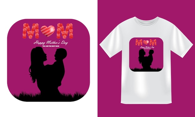 Happy mothers day t shirt design