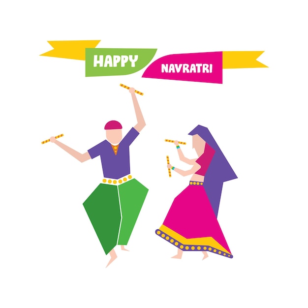 Happy Navratri Dandiya