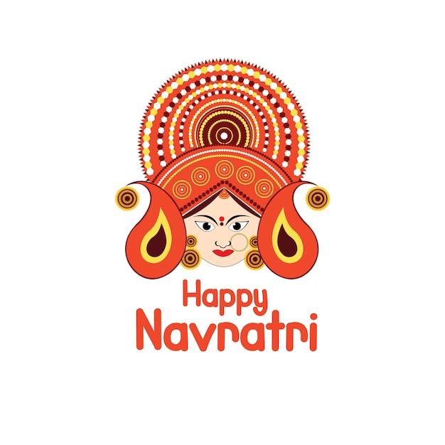 Happy Navratri Logo Design