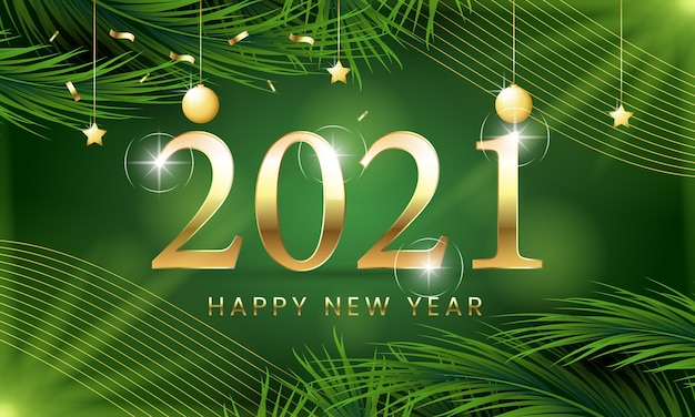 Happy New Year 2021 greeting