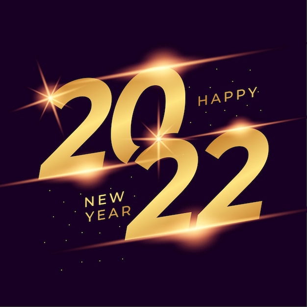 Happy New Year 2022  Background Design