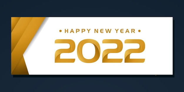 Vector happy new year 2022 banner and background cards