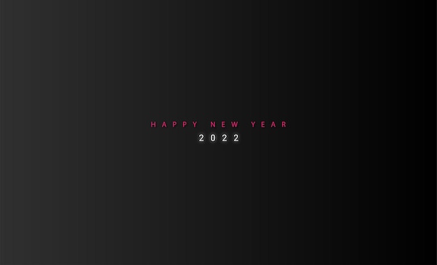 Happy new year 2022 classical wallpaper dark background desktop wallpaper