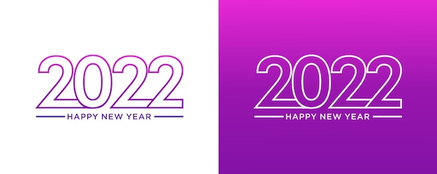 Vector happy new year 2022 elegant in paper style for your seasonal holidays full color premium vector