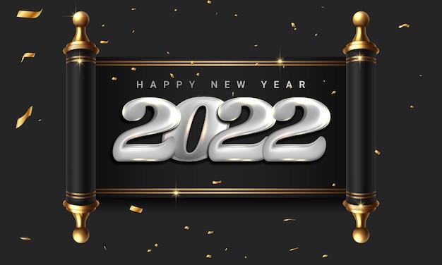 Happy new Year 2022 Greeting Card