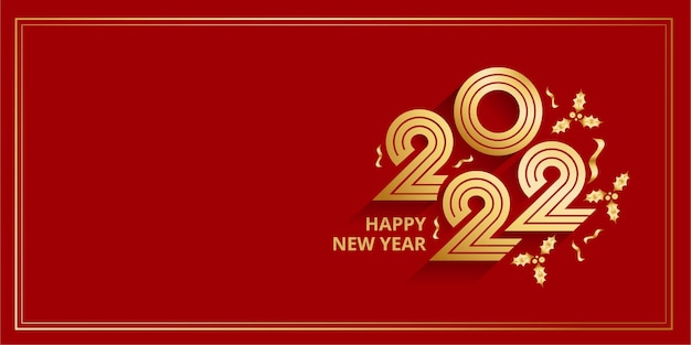 Happy new year 2022 template banner background