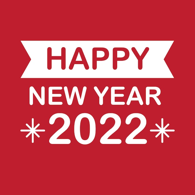 Happy New Year 2022 Typography quotes