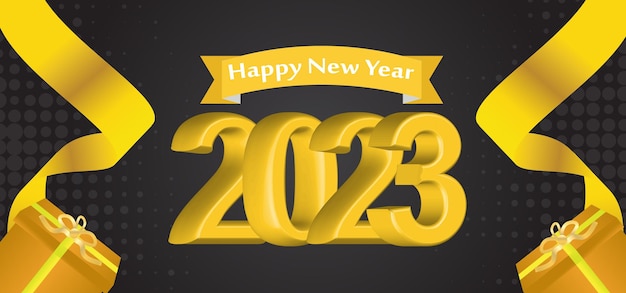 happy new year 2023 background