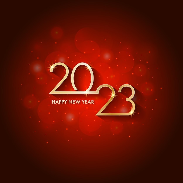 happy new year 2023 elegant background design.