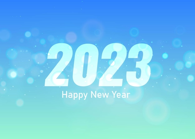 Happy New Year 2023. Holidays celebration festive background vector illustration