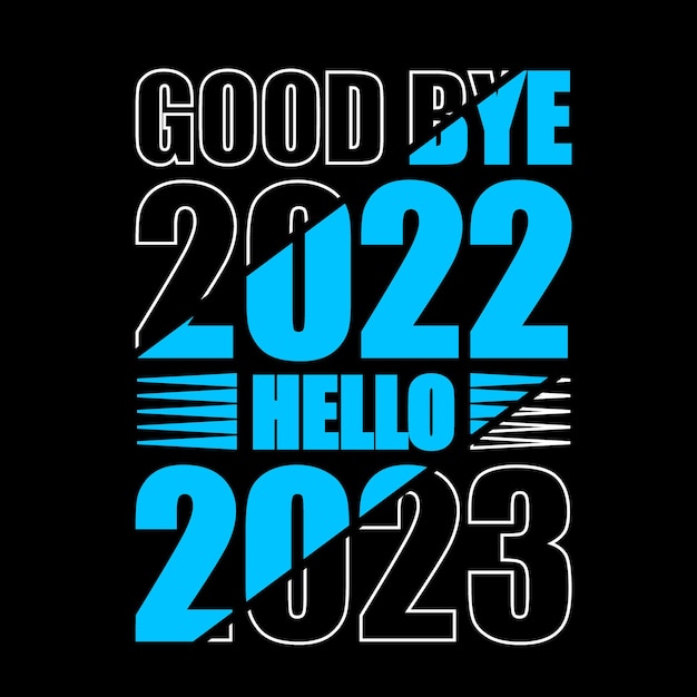 Happy New Year 2023 TShirt Design Template