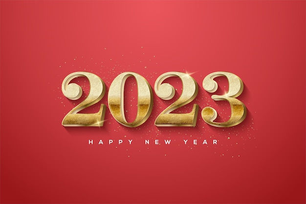 Happy new year 2023 for yearend holiday greetings