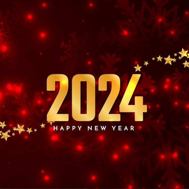 Happy new year 2024 celebration party background vector