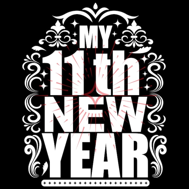 Happy New Year T-shirts Design