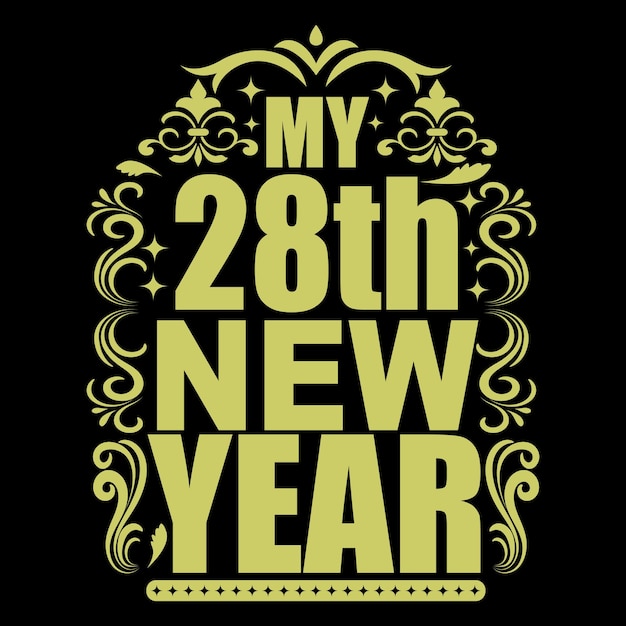 Happy New Year T-shirts Design