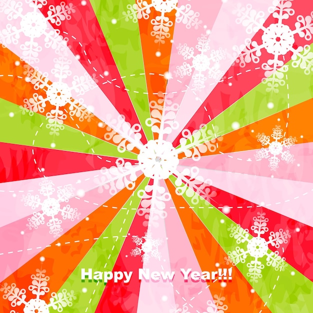 Happy New Year vector illustration