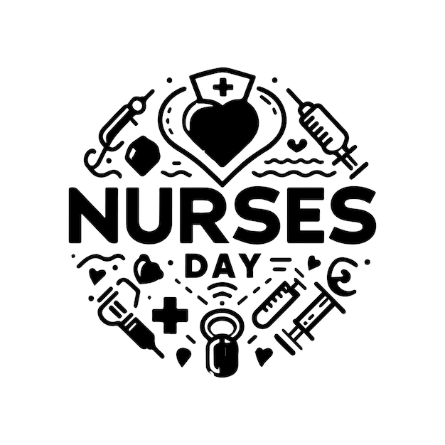 Vector happy nurses day international nurses day free download