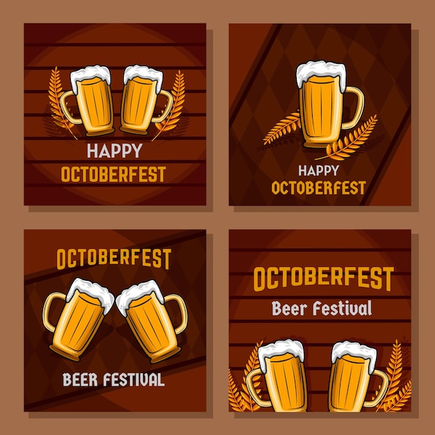 Happy Octoberfest social Media Post Design